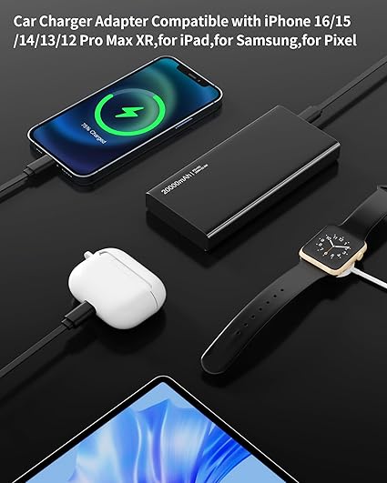 🔌 4 in 1 Retractable Charger | اشحن لحد 4 أجهزة بنفس الوقت